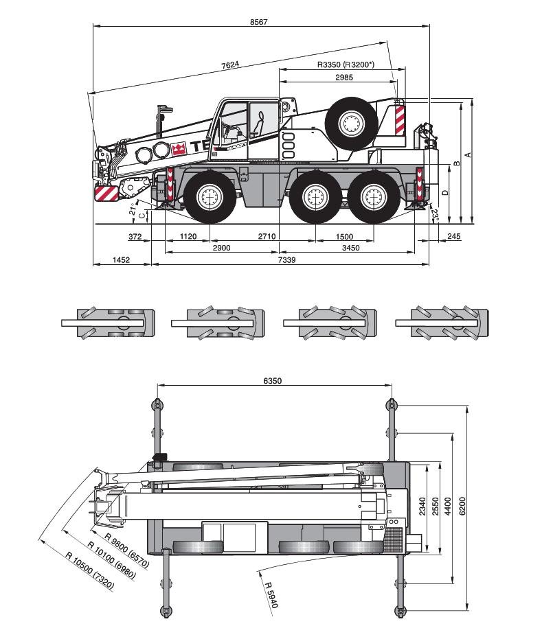 Demag AC40 City dimensions